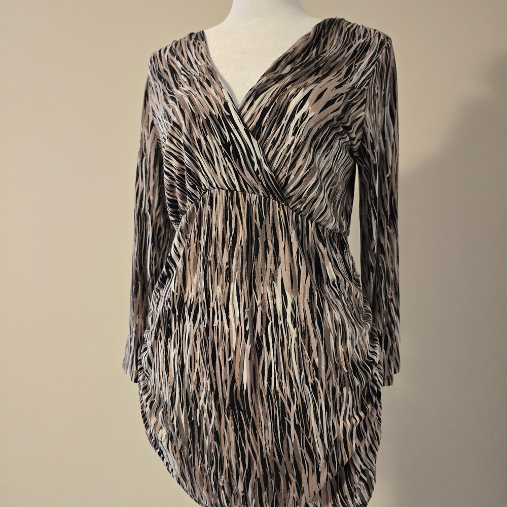 Motherhood Maternity, Stretchy, Vertical, Neutral, Maternity Top